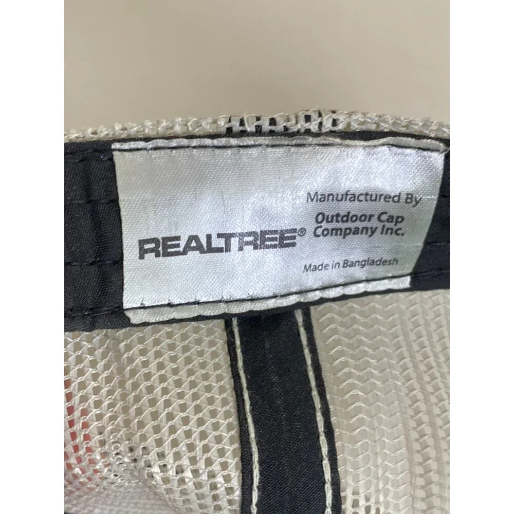 Realtree Edge Camo Hat Mesh Back Orange Logo Design One size Outdoor Hunting